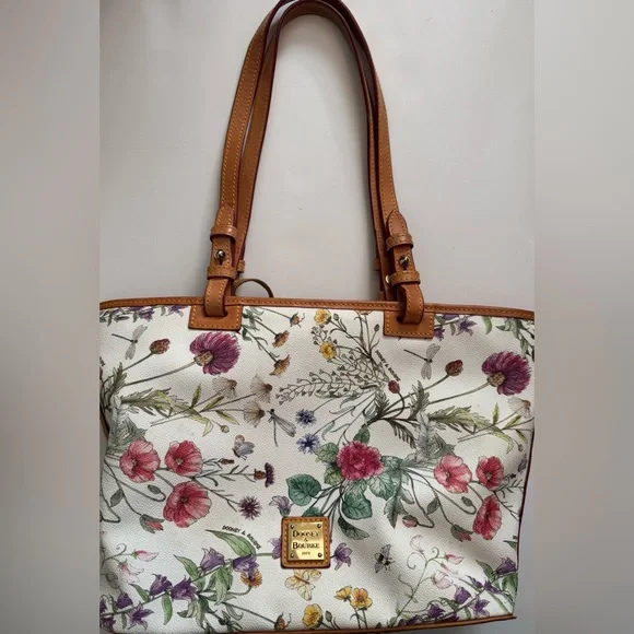 [Dooney & Bourke] Botanical Collection - Small Leisure Tote Shopper 🌺🥀🌼🌿 - Picture 10 of 12